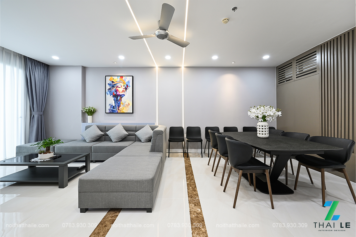 Thi công nội thất căn hộ Hà Đô Centrosa Garden - Block O1 - 123m2